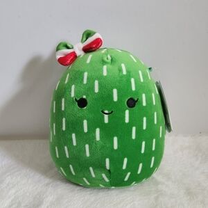 Squishmallow Maritza The Green Cactus Mexico Squad Mexican Girl Bow 8" NWT